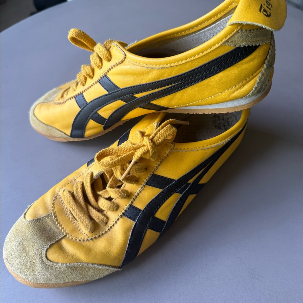 Onitsuka Tiger by Asics Yellow and Black Men's Shoes